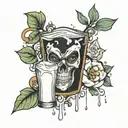 milk for life tattoo design idea