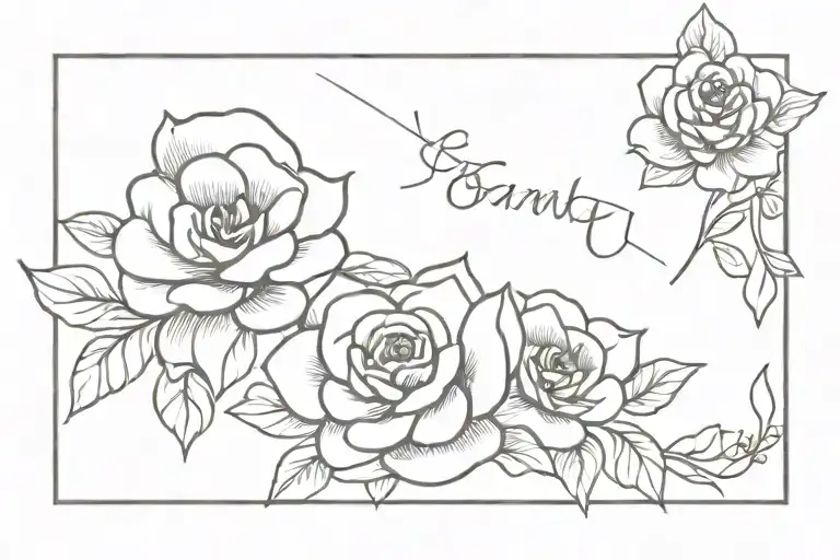 grandma memorial tattoo tattoo design idea