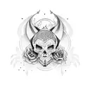 amor tattoo design idea