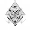 amor tattoo design idea