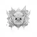 rave tattoo design idea