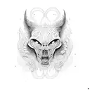 rave tattoo design idea