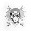 Itachi graphics tattoo design idea