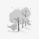 silence in the trees tattoo design idea