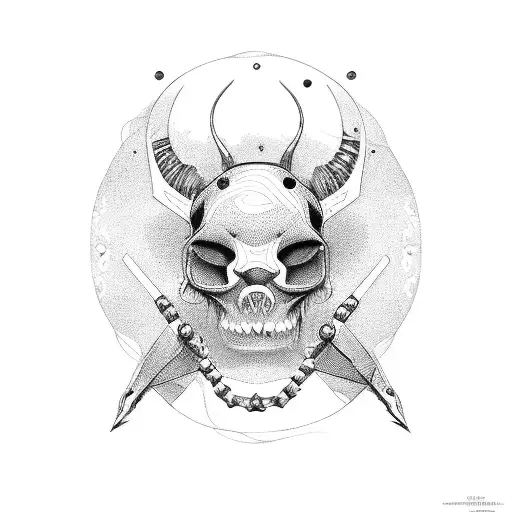 BDSM slave tattoo design idea