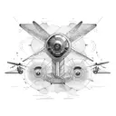 aviation sleeve tattoo design idea