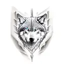 draw a realistic ripped open chest by wolf like claws revealing prayer hands holding a heart tattoo design idea