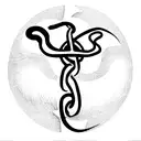 3 holy cross with a big snake wrapped around the one in the center tattoo design idea