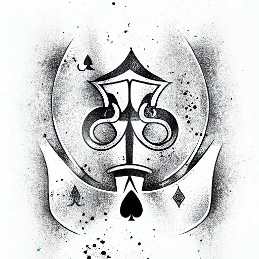 Ace of Spades tattoo design idea