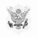 american flag , we the people, navy seal tattoo design idea