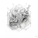 a tattoo representing being trapped, feeling hopeless, desolated, nothing i do will ever make a difference tattoo design idea