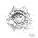 a tattoo representing being trapped, feeling hopeless, desolated, nothing i do will ever make a difference tattoo design idea