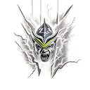 Lightning Bolt david from david and goliath tattoo design idea