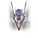 Lightning Bolt david from david and goliath tattoo design idea