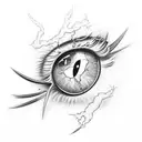 Lightning Bolt david from david and goliath tattoo design idea