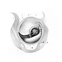 womb heart tattoo tattoo design idea