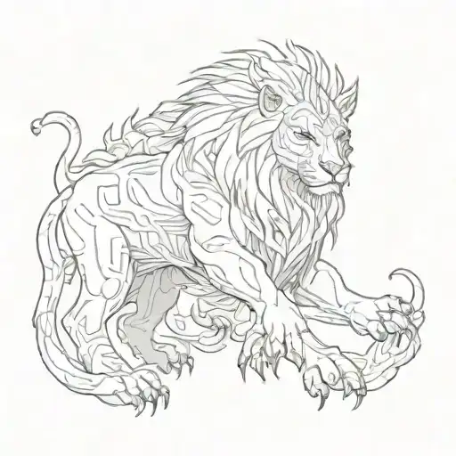 King and Lionheart Of Monsters and Men tattoo design idea