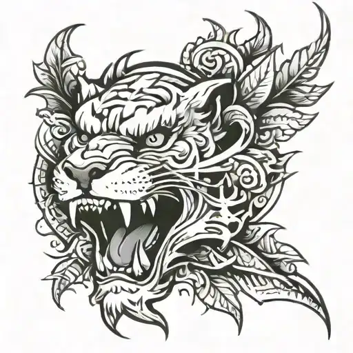 Scar on left arm tattoo design idea