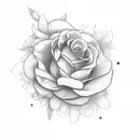 flower with proverbs 31:25 tattoo design idea