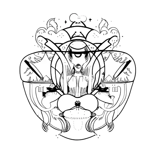 lady Gaga marry the night tattoo design idea