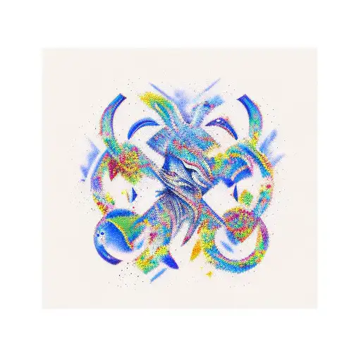 maak een tattoo met de Zeeuwse leeuw, die de huid open trekt waarna de blauw witte strepen van de Zeeuwse vlag verschijn tattoo design idea