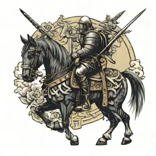 Polish Hussar, sword, honor, heroism, homeland tattoo design idea