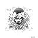 attack on titan tattoo design idea