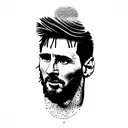 messi tattoo design idea