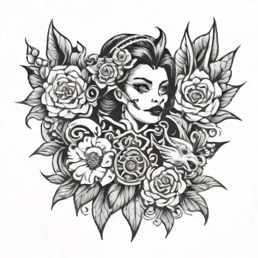 amelia, blaze, cash tattoo design idea