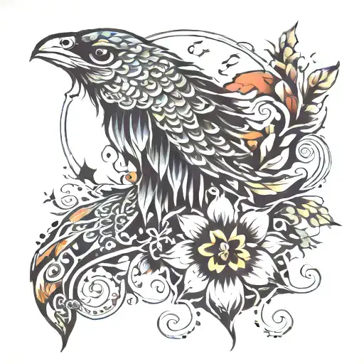 shukr sabr sukoon tattoo design idea