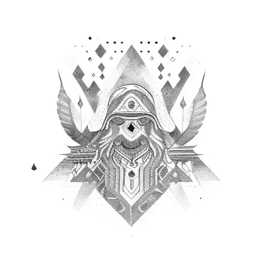 indio charrua tattoo design idea