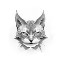 hellcat tattoo design idea