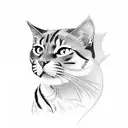 hellcat tattoo design idea