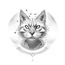 hellcat tattoo design idea