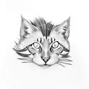 hellcat tattoo design idea