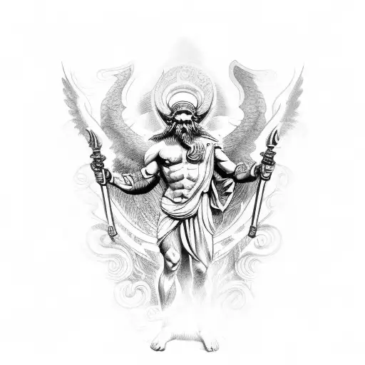 prometheus Greek god full back tattoo tattoo design idea