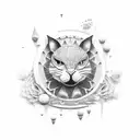 Wabori golfer tattoo design idea