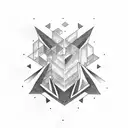 simplistic pnw tattoo design idea