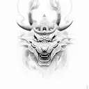 raijin tattoo design idea