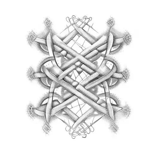 A DNA double helix transforming into a music equalizer tattoo design idea