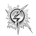 Lightning Bolt tattoo design idea