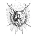 Lightning Bolt tattoo design idea