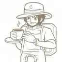 coffee,carpentry,anime one piece tattoo design idea