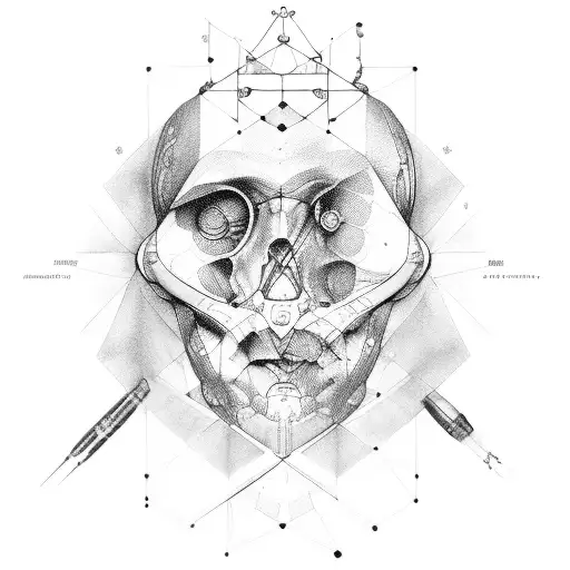 scients da vinci human biology astronomi chemistry tattoo design idea
