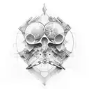 scients da vinci human chemistry tattoo design idea