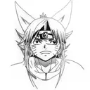 mix anime tattoo with following Anime or characters: Naruto, Eren, L, ichigo, Asta, fma - brotherhood tattoo design idea