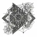 Leo, libra, Sagittarius constellation tattoo design idea