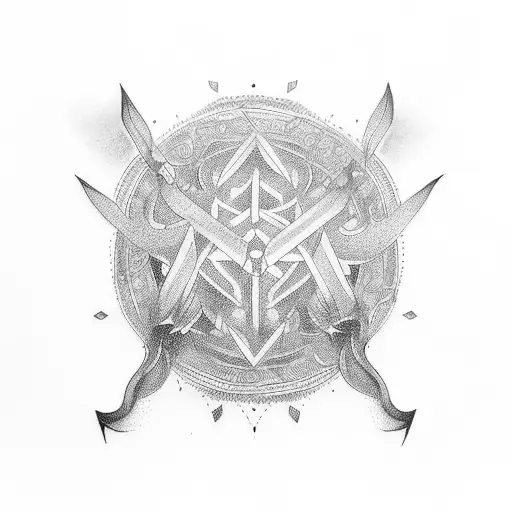 karma tattoo design idea