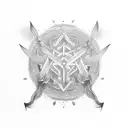 karma tattoo design idea