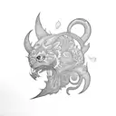 karma tattoo design idea